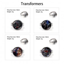 Transformers anime adjustable rings