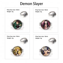 Demon Slayer anime adjustable rings