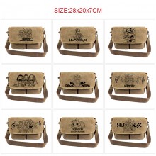 K-POP Demon Hunters anime canvas crossbody satchel shoulder bag