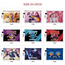 K-POP Demon Hunters anime A4 file folder documents...