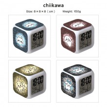 Chiikawa anime Alarm Clock Colorful Light Display ...