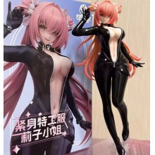 28cm Agent in Tight Suit Miss Riko Figure Soft Touch