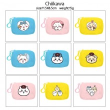Chiikawa plush coin purse keychain headphone bag