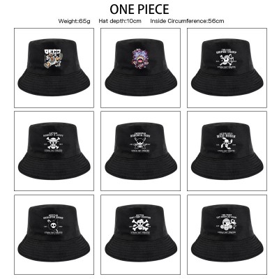One Piece anime Fisherman Bucket Hat Cap