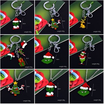 How the Grinch Stole Christma alloy key chain necklace