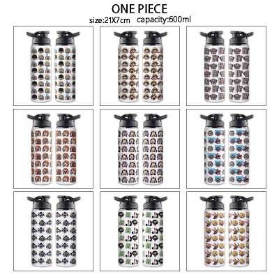 One Piece anime sports aluminum alloy bottle kettle mug