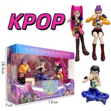 3pcs/Set K-POP Demon Hunters Rumi Mira Zoey Eat No...