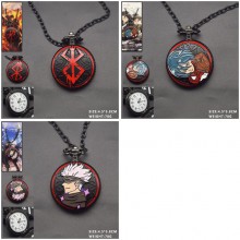 Jujutsu Kaisen Attack on Titan Berserk anime movable pocket watch