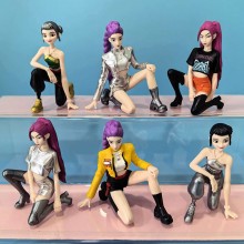 6pcs/set K-POP Demon Hunters anime figures(OPP bag)