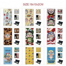 CRYBABY PU Long Wallets Purses ID Card Holder