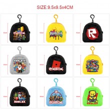 ROBLOX plush coin purse keychain headphone bag