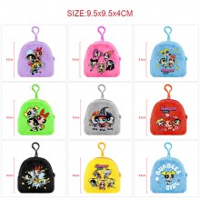 The Powerpuff Girls plush coin purse keychain head...