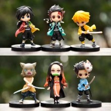 6pcs/set Demon Slayer anime figures(OPP bag)