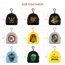 Harry Potter plush coin purse keychain headphone b...