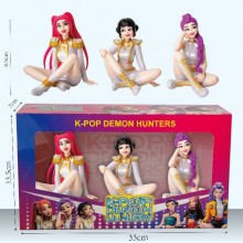 3pcs/set K-POP Demon Hunters anime figures