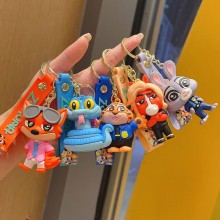 Zootopia snake anime figure doll key chain keychai...