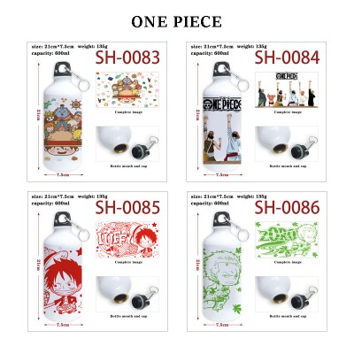 One Piece Aluminum Water Bottle Drinking Cup