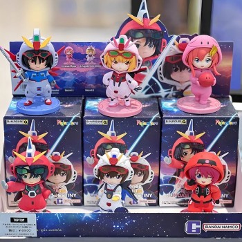 6pcs/set Gundam anime figures