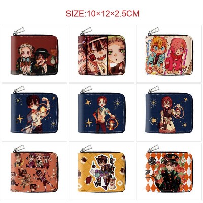 Toilet-bound Hanako-kun anime zipper long wallet purse