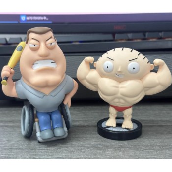 Pack Family Guy Brian Trick Stewie Joe Swanson anime figure