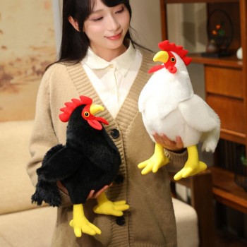 Simulation Rooster Plush Doll 20/35/50cm