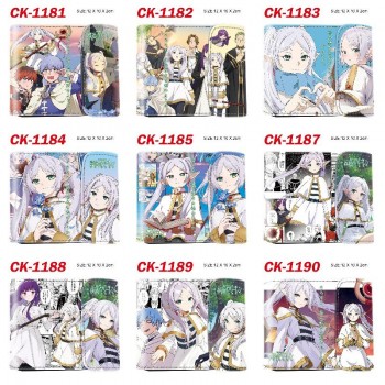 Frieren Beyond Journey's End anime snap wallet buckle purse