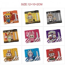 Labubu anime snap wallet buckle purse