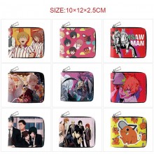 Chainsaw Man anime zipper long wallet purse