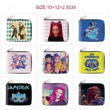 K-POP Demon Hunters anime zipper long wallet purse