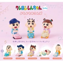 5pcs/set Crayon Shin-chan Gashapons Anime Figures