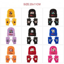 DANDADAN Knitted Hat and Gloves Set