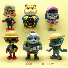 6pcs/set Zootopia anime figures(OPP bag)