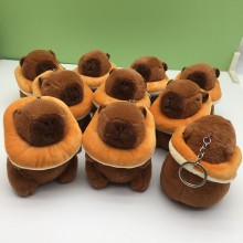 12cm Capybara Rodent plush dolls set(10pcs a set)