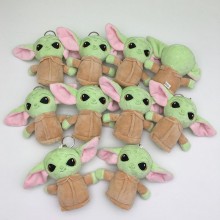 12cm Star Wars Yoda plush dolls set(10pcs a set)