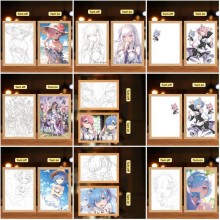 Re:Life in a different world from zero Led Photo Frame Lamp Painting Night Lights