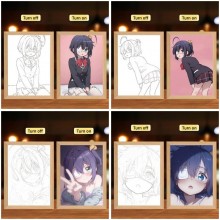 Chuunibyou Demo Koi ga shitai Led Photo Frame Lamp Painting Night Lights