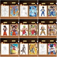 Dragon Ball  Led Photo Frame Lamp Painting Night Lights