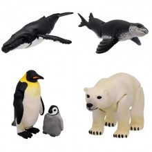 4pcs/set Simulation Ocean Animals figures