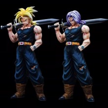 Dragon Ball Super Saiyan Trunks Sword-Wielding ani...