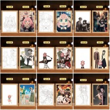 SPY x FAMILY Led Photo Frame Lamp Painting Night L...