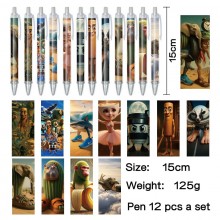 Italian-Brainrot anime ballpoint pen ball pens(12p...