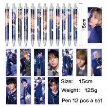 Straykids star ballpoint pen ball pens(12pcs a set...