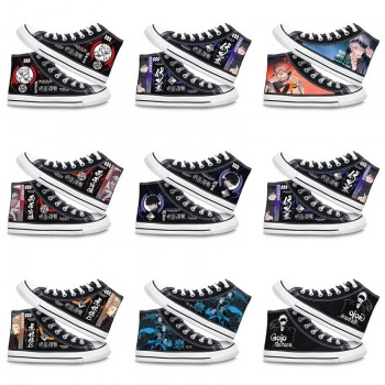 Jujutsu Kaisen anime canvas shoes student plimsolls a pair