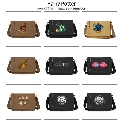 Harry Potter retro canvas messenger crossbody shoulder bags