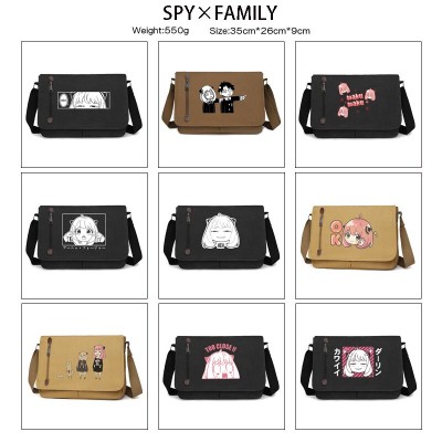 SPY x FAMILY anime retro canvas messenger crossbody shoulder bags