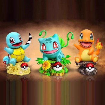 10cm Pokemon Charmander Squirtle Bulbasaur anime figure