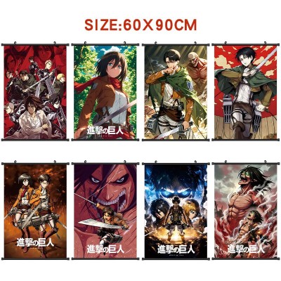 Attack on Titan anime wall scroll wallscrolls 60*90CM