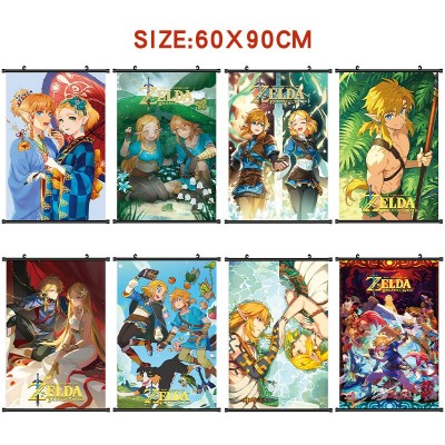 The Legend of Zelda game wall scroll wallscrolls 60*90CM
