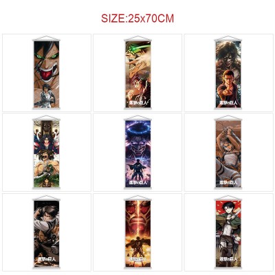 Attack on Titan anime wall scroll wallscrolls 25*70CM