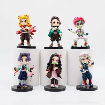 6pcs/set Demon Slayer anime figures(OPP bag)